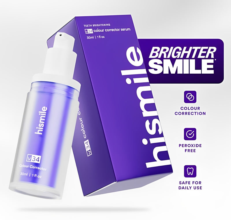 Hismile V34 Colour Corrector Serum, Teeth Whitening