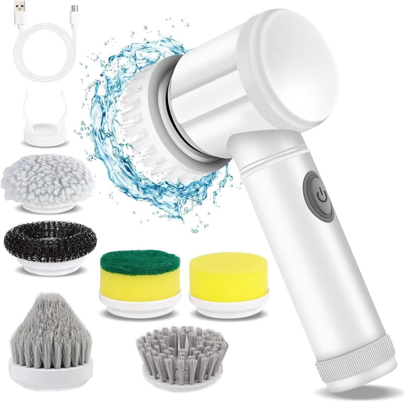 6-in-1 Rechargeable Electric Cleaning Brush